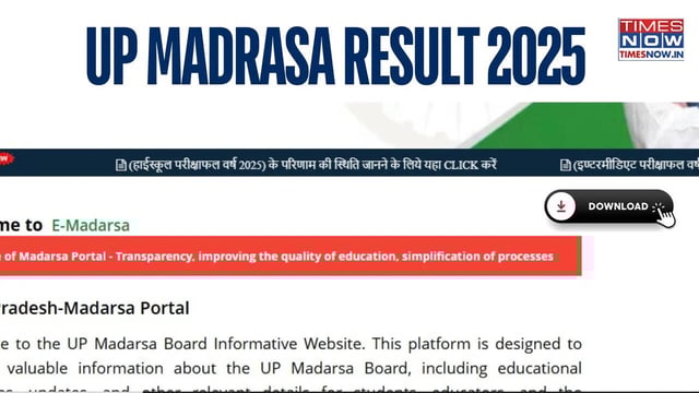 UP Madarsa Board Result 2025 Out on upmspboard.in, Alim Fazil Result Link