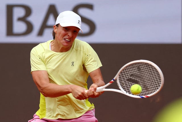 Tennis - Italian Open - Foro Italico, Rome, Italy - May 5, 2025 Poland's Iga Swiatek during training REUTERS/Yves Herman/File Photo