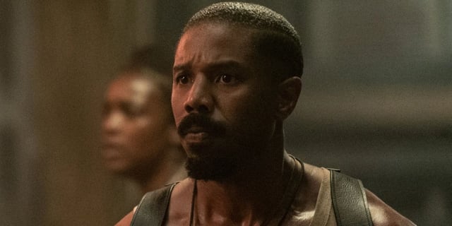 Michael B. Jordan in a still from Sinners. 