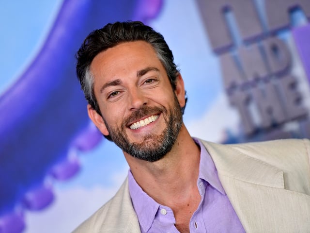 US actor Zachary Levi attends "Harold and the Purple Crayon" screening at the Culver Theatre in Culver City, California, July 21, 2024. (Photo by VALERIE MACON / AFP)