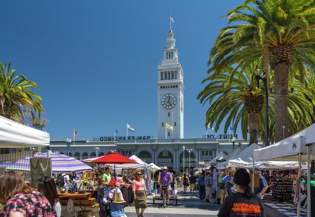 The Ferry Building in San Francisco.