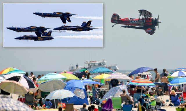 The Jones Beach Air Show. (AP; Getty)