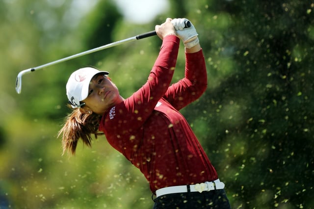 Jenny Bae held a one shot lead at the LPGA's Mexico Riviera Maya Open after Friday's second round