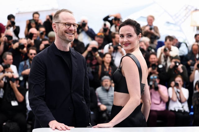 Director Joachim Trier and cast member Renate Reinsve pose during a photocall for film "Affeksjonsverdi" (Sentimental Value - Valeur Sentimentale) in competition at the 78th Cannes Film Festival in Cannes, France, May 22, 2025. REUTERS/Sarah Meyssonnier/File photo