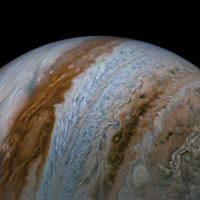 Jupiter, the largest planet in the solar system, was 2 to 2.5 times bigger in its earlier life, according to new research.