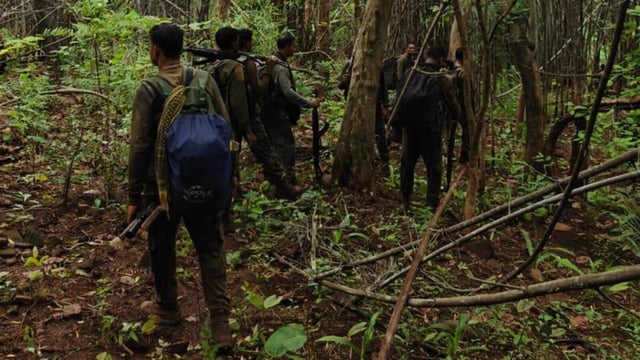 The gunfight continued for 30 intense minutes from both sides. Around 300 rounds were fired by the security forces.