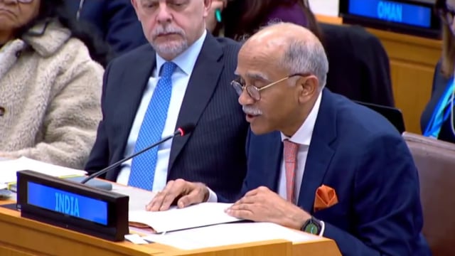 India’s Permanent Representative to the UN, Ambassador Parvathaneni Harish, slams Pakistan over terror and IWT suspension after Pahalgam attack.