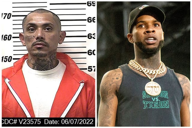 Santino Casio, left,  and Tory Lanez. (AP)