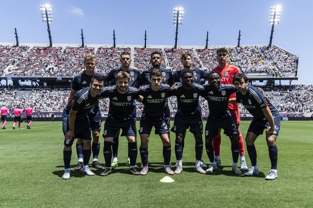 SAN DIEGO, CALIFORNIA – MAY 24: Players of San Diego FC pose for a team photo prior to the during the MLS match between San Diego FC and LA Galaxy at Snapdragon Stadium on May 24, 2025 in San Diego, California. (Photo by Francisco Vega/Getty Images)