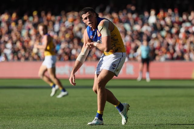 Waalitj Marawar (West Coast) star Jake Waterman is set for a stint on the sidelines after hurting his shoulder against Kuwarna (Adelaide). 