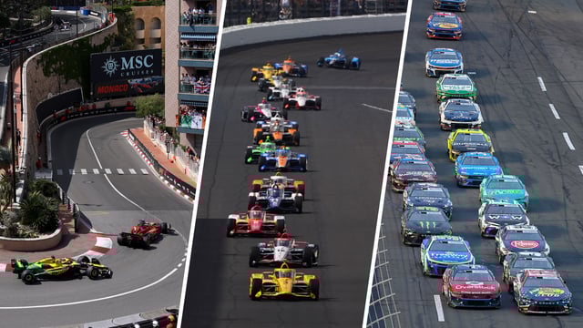 The Monaco Grand Prix, Indy 500 and Coca-Cola 600 are part of a busy day of racing in May.