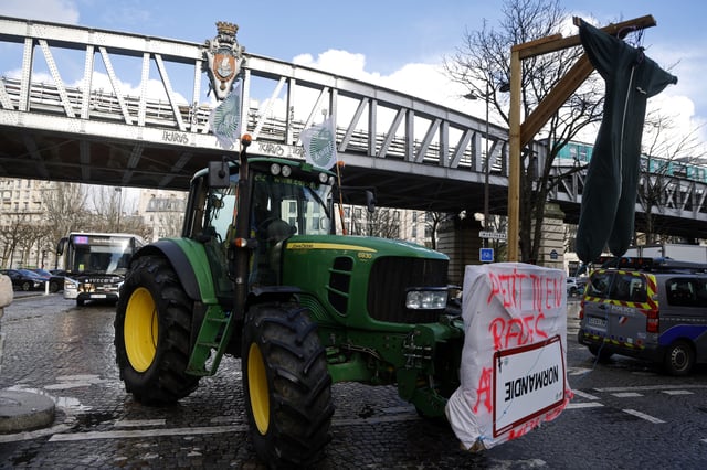 Un convoi de 8 tracteurs partira des Yvelines, en Île-de-France, en direction de l’Assemblée nationale.