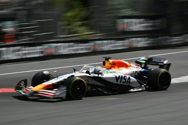 Le pilote français Isack Hadjar (Racing Bulls) lors du Grand Prix de Monaco sur le circuit de Monaco le 25 mai 2025.