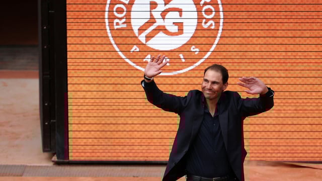 Noch einmal "daheim": Rafael Nadal in Paris