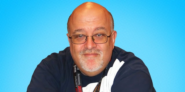 An image of comic book writer Peter David