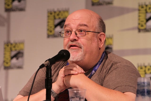 Peter David at Sony Pictures &#34;After Earth&#34; Panel At 2012 Comic-Con Convention At 2012 Comic-Con Convention at San Diego Convention Center on July 14, 2012 in San Diego, California.