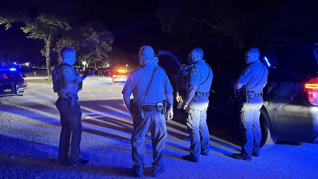 HCPD shares pictures from shooting site. 