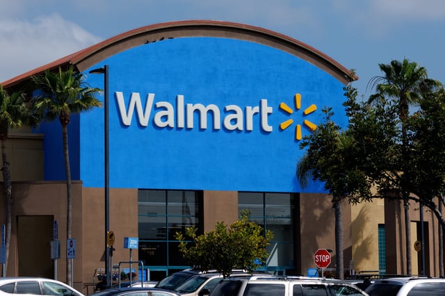 A Walmart store in Oceanside, California on May 15, 2025.