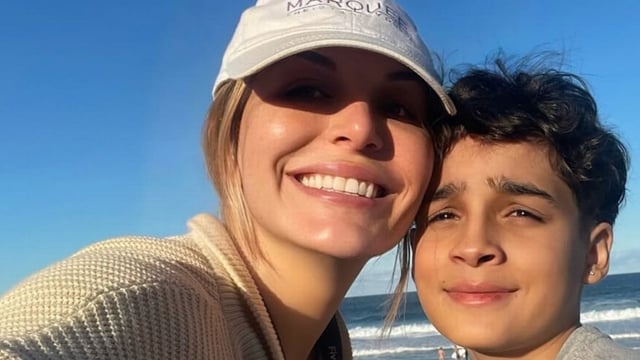 Clare McCann With Her Son Atreyu McCann