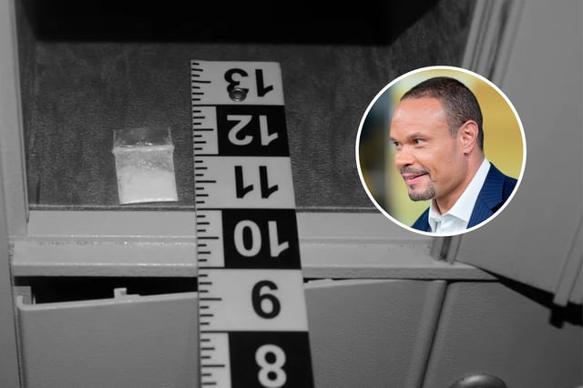 This black-and-white photo, obtained by CNN, shows a small bag of cocaine in a locker at the White House’s West Executive entrance.