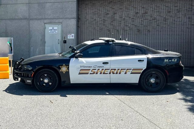 A Monterey County Sheriff's Office police car.