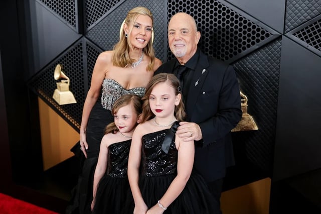 From left, Alexis Roderick, Della Joel, Remy Joel, and Billy Joel at the 66th GRAMMY Awards in Los Angeles in 2024.