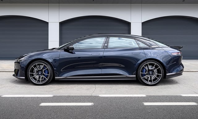 Der Sapphire kommt mit zusätzlichen Aero-Parts, unter anderem Frontlippe und Heckspoiler.