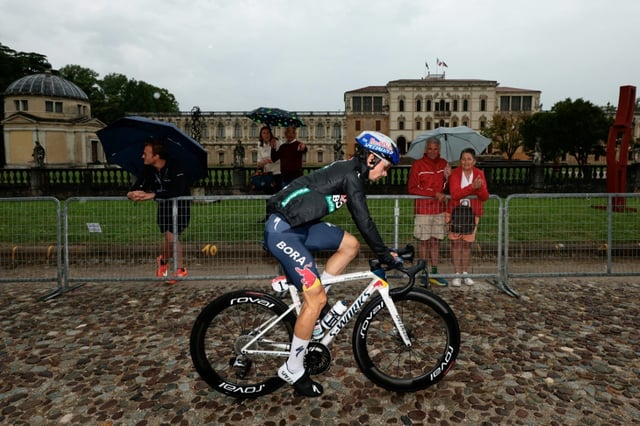 Primoz Roglic was forced to pull out of the Giro d'Italia on Tuesday