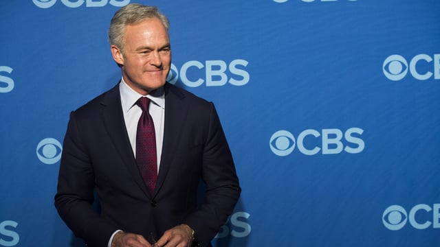 FILE - Scott Pelley, anchor of CBS Evening News, at the CBS Upfront in New York, May 15, 2013. (Photo by Charles Sykes/Invision/AP, File)