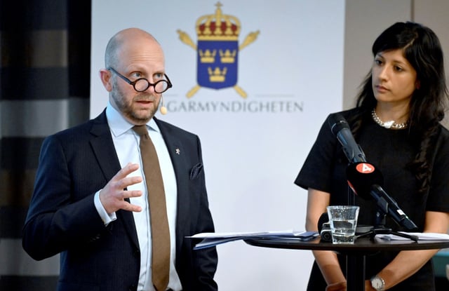 Swedish prosecutors Henrik Olin and Reena Devgun said they had a duty to bring the case to court