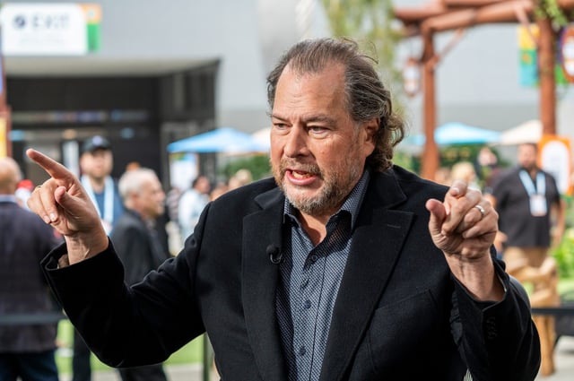 Salesforce CEO Marc Benioff has led the software giant&#39;s pivot to AI agents.