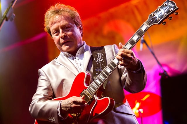 Rick Derringer performs with Ringo Starr&#39;s All Starr Band at the Credicard Hall in São Paulo, Brazil on November 13, 2011. (Photo by Mauricio Santana/Getty Images)