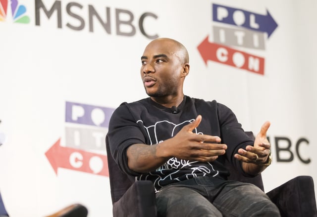 Charlamagne Tha God attends Politicon at The Pasadena Convention Center on Sunday, Aug. 30, 2017, in Pasadena, Calif.