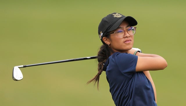 Katelyn Kong, a rising sophomore at UC Irvine, will tee off in the U.S. Women’s Open on Thursday at Erin Hills in Wisconsin. She earned a spot in the prestigious tournament after shooting rounds of 69 and 66 to finish at 9-under-par 135 and win her qualifier on May 7 at Soule Park Golf Club in Ojai. (Photo courtesy of UC Irvine Athletics)