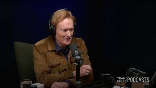 Conan O'Brien on Team Coco podcasts (YouTube, Team Coco)