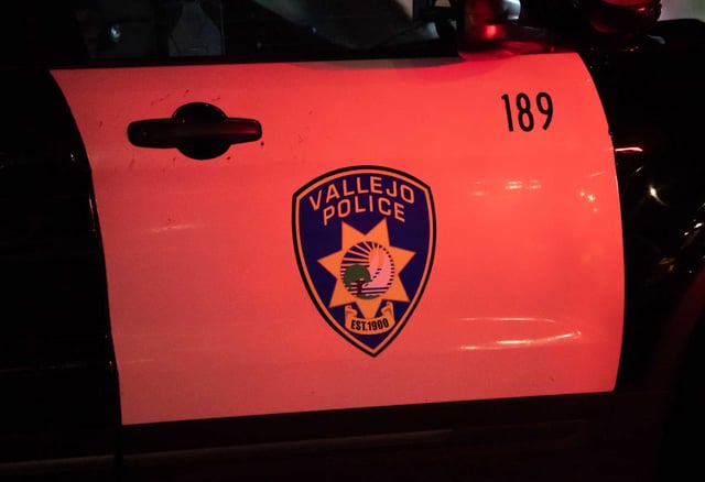 A Vallejo Police squad car in 2020. Two men were killed and a third was in critical condition after a shooting on Memorial Day, Vallejo police said.