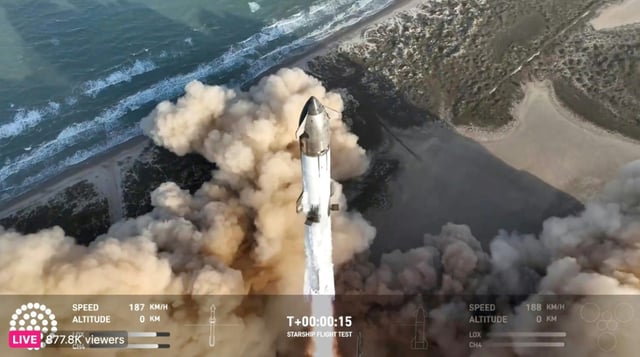 Nach mehreren früheren gescheiterten Anläufen ist auch der neunte Testflug der Riesenrakete Starship des US-Raumfahrtunternehmens SpaceX missglückt. Das Kontrollzentrum habe den Kontakt mit der Rakete "offiziell vor ein paar Minuten verloren", sagte der Space-X-Verantwortliche Dan Huot.