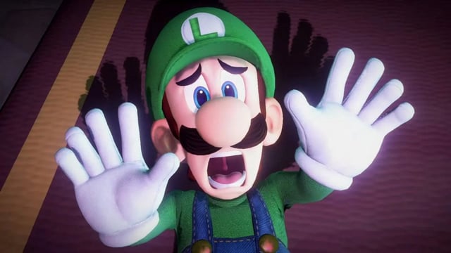 Luigi scared