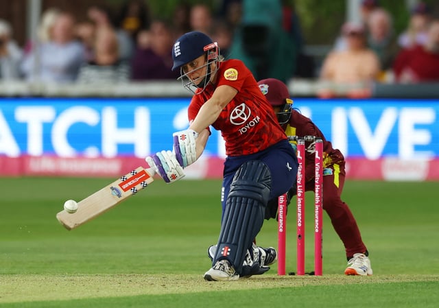 Cricket - Third Women's T20 International - England v West Indies - County Cricket Ground, Chelmsford, Britain - May 26, 2025 England's Heather Knight in action Action Images via Reuters/Matthew Childs/File Photo