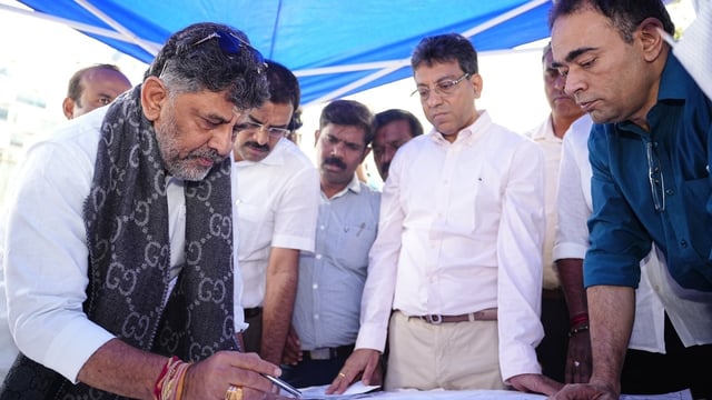 DK Shivakumar orders demolition of structures causing floods in Bengaluru