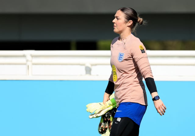 Soccer Football - Women's Nations League - England Training - St. George's Park, Burton upon Trent, Britain - April 3, 2025 England's Mary Earps during training Action Images via Reuters/Andrew Boyers/File Photo