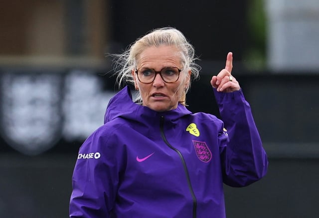 Soccer Football - Women's Nations League - England Training - St. George's Park, Burton upon Trent, Britain - May 26, 2025 England manager Sarina Wiegman during training Action Images via Reuters/Ed Sykes/File photo