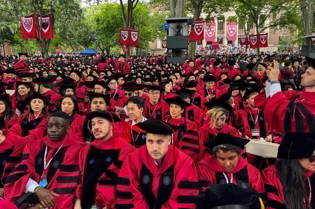 Graduates celebrated commencement as Harvard wages legal battles with the Trump administration.