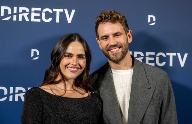 Natalie Joy Viall and Nick Viall on December 10, 2024.