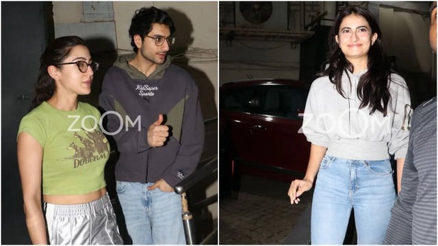 Ibrahim Ali Khan Watches Movie With Sister Sara Ali Khan, Rumoured Girlfriend Palak Tiwari