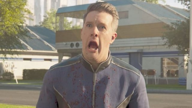 Screaming man