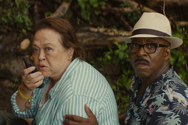 Tutu and CIA agent Cobra Bubbles in the live-action remake of “Lilo &amp; Stitch.”