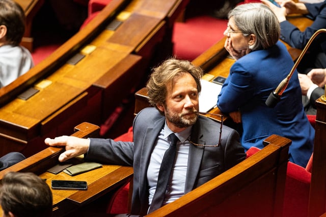 Boris Vallaud à l'Assemblée nationale, le 17 mai 2025.