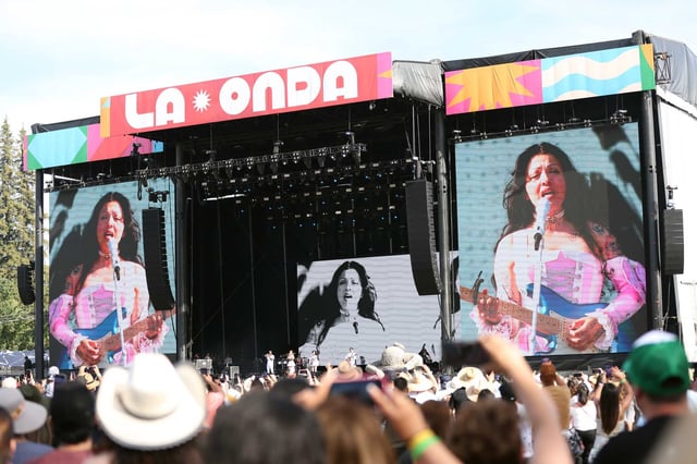 The La Onda festivval in Napa on June 2, 2024. Grupo Firme, the chart-topping regional Mexican band based in Tijuana, has canceled its scheduled performance at this weekend’s La Onda festival in Napa, after being denied entry into the United States.