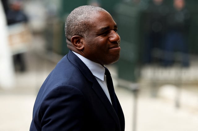 British Foreign Secretary David Lammy walks on the day of the annual Commonwealth Day service at Westminster Abbey in London, Britain, March 10, 2025. REUTERS/Isabel Infantes/File Photo